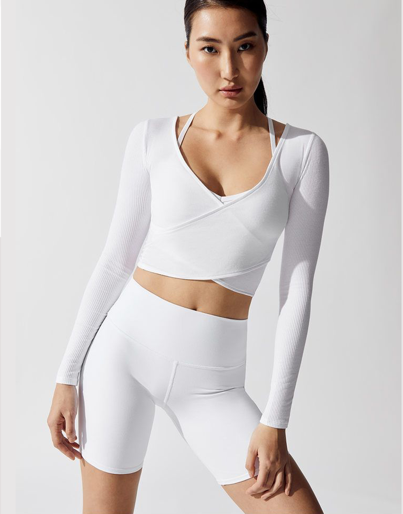 Seamless Fitness Leggings White