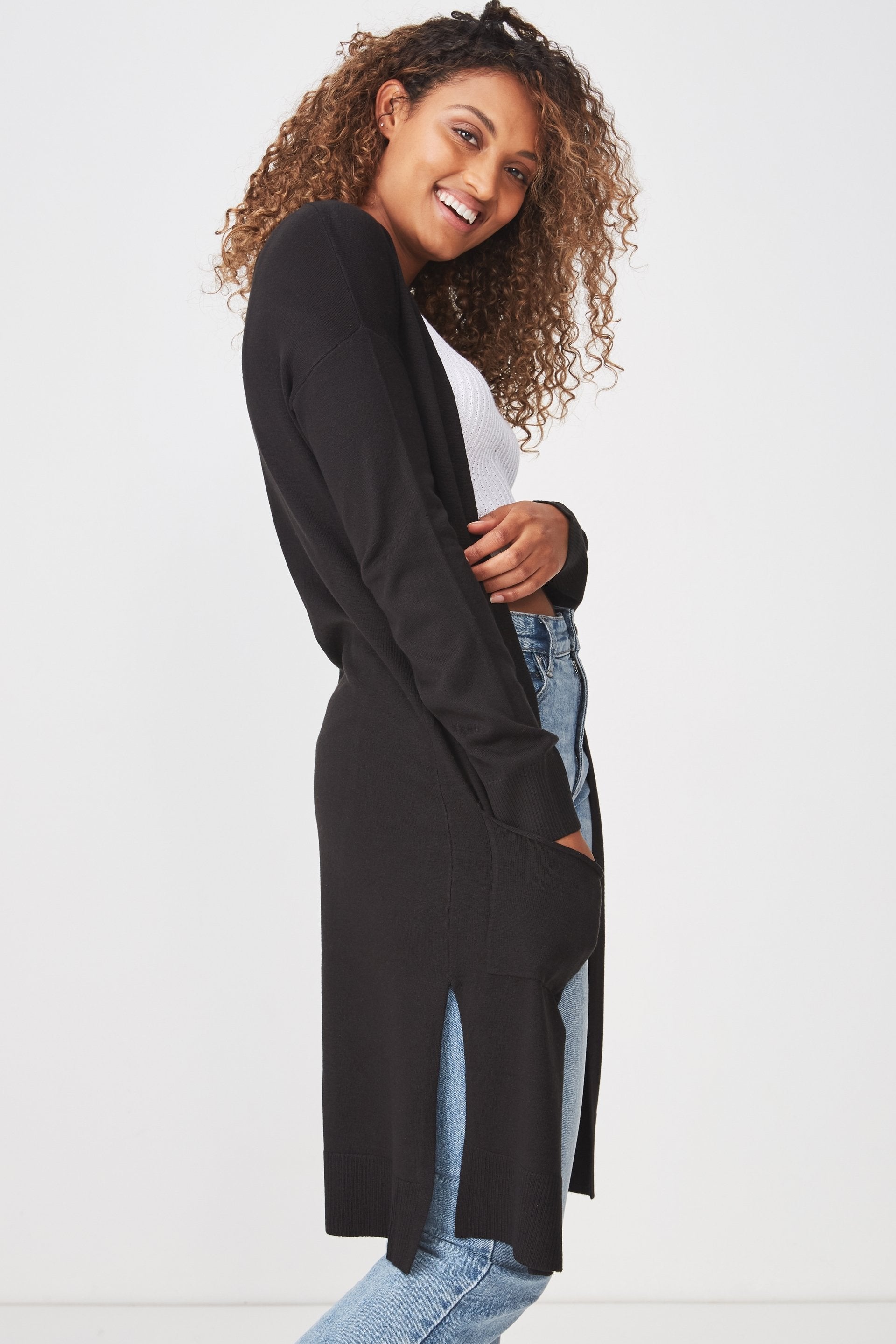 Francie Lightweight Longline Cardi