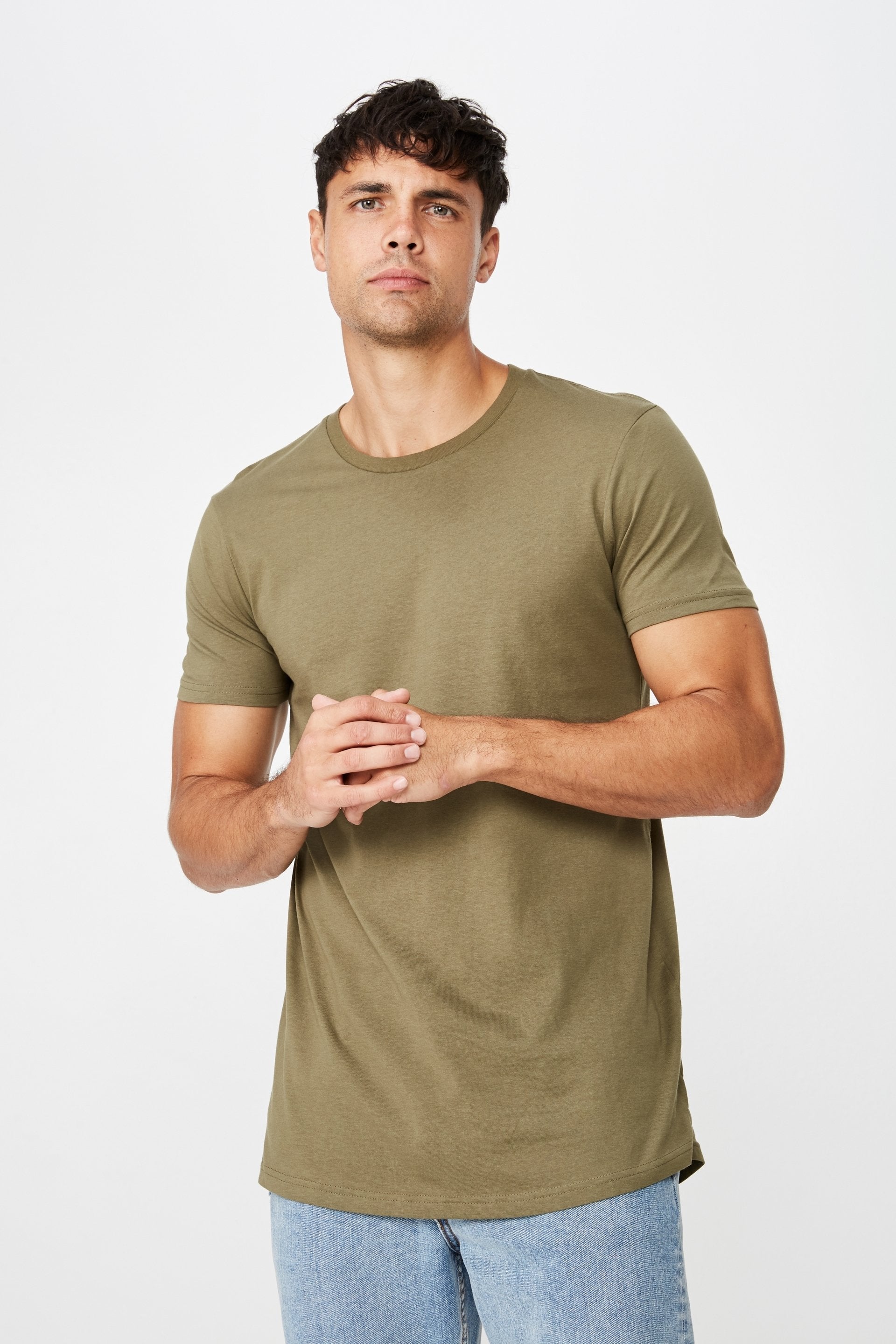 Essential Longline Curved Hem