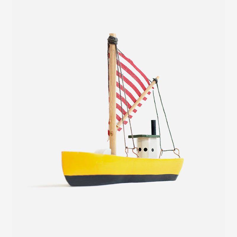 Multi Color Sailboat Toy