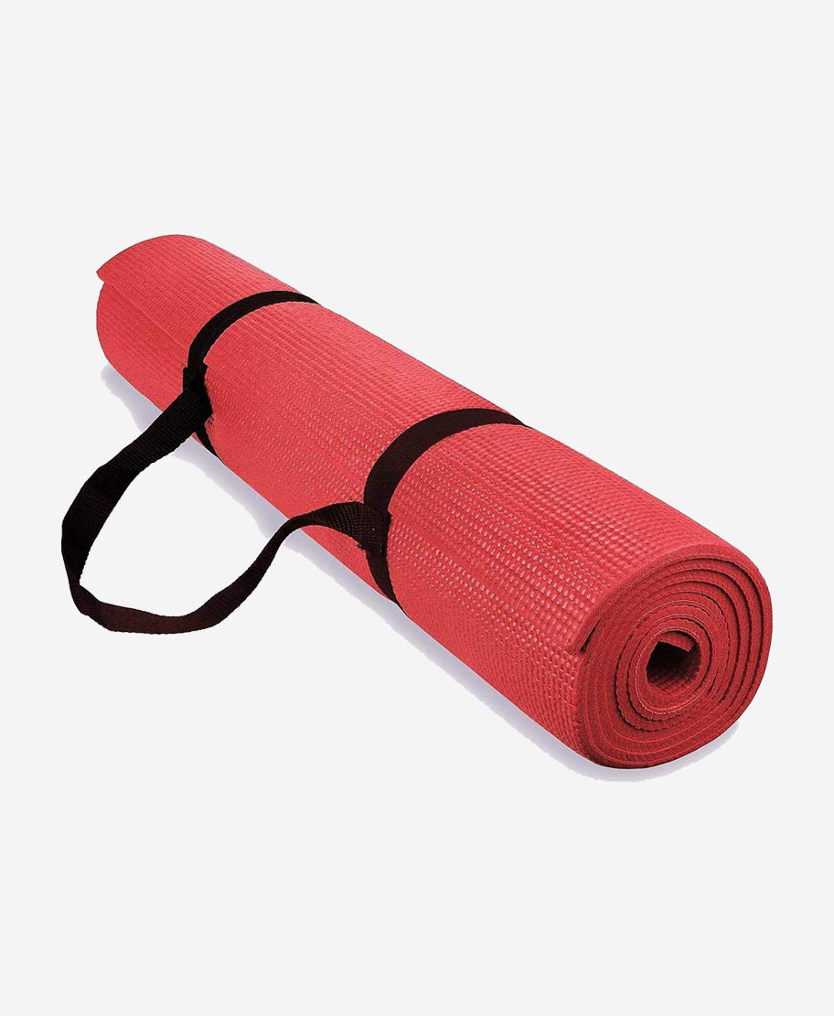 Anti Slip Exercise Yoga Mat - Red